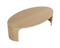 Table basse ronde Sunpan Tomas - Plateau en marbre