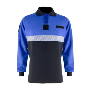 2025 último producto, Piqué de secado rápido transpirable, dos tonos, alta visibilidad, polos de seguridad reflectantes, camisa de seguridad de manga larga - Product Image 3