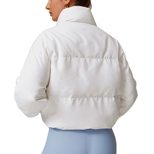 Winter High Neck Warm Leisure Coats Men jacket Thick Ladies Crop Winter Coats Waterproof Women's Down Coats - Product Image 4