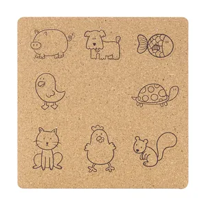 Gadget Promozionali Personalizzati in Sughero e Lino a Forma di Puzzle - Product Image 2