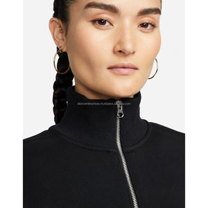 Sudadera deportiva con cremallera personalizada para mujer, nuevo estilo, sudadera holgada de manga larga, camiseta de Yoga transpirable - Product Image 3