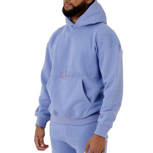 Pull à capuche pour homme en coton 100% épais Streetwear d'hiver avec col à capuche surdimensionné Impression numérique personnalisée - Product Image 2