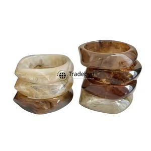 กำไลข้อมือทำจากเรซินมันวาวเครื่องประดับสีสันโดดเด่นโดย tradebyd - Product Image 2