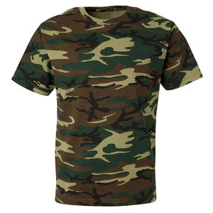 เสื้อยืดลายพรางแบบซับลิเมชั่น ดีไซน์ล่าสุดจากผู้ผลิต แขนสั้น สีพื้น ปรับแต่งได้ หลายสี เสื้อสตรีทแวร์สำหรับผู้ชาย - Product Image 2