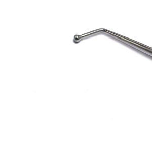 Ensemble de 4 instruments dentaires manuels : ébavureurs à bille 27/29, instruments de remplissage ovoides pour amalgame et composite, et élévateurs chirurgicaux - Product Image 5