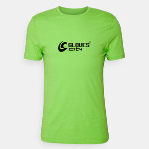 Camiseta Deportiva de Punto Extra Grande para Hombre, de Algodón, Cuello Redondo, Informal, Lisa, Teñida, de Manga Corta, con Logotipo de Moda - Product Image 6