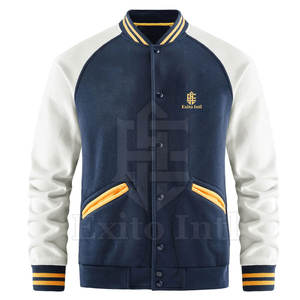 Chaquetas de invierno informales para hombre, tela ligera cómoda con cuello levantado, el mejor diseño Letterman, estilo callejero, venta en línea - Product Image 1