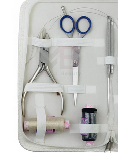 MAGMA BEAUTY Kit d'outils professionnels pour extensions de cheveux en acier inoxydable de qualité chirurgicale, couleur personnalisée, usage commercial, pinces à cheveux - Product Image 5
