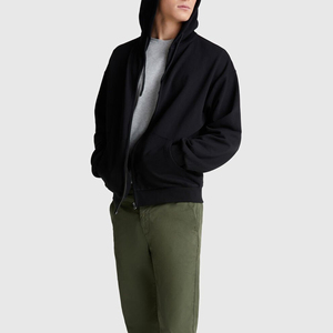 Wholesale Lightweight Washed Hoodie for <b>Men</b> Heavyweight Polyester Cotton Streetwear Embroidered Hooded For <b>Men</b> - Product Image 4