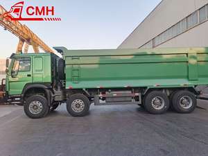 Sinotruck HOWO 8x4รถบรรทุกยกด้านหน้า400hp รูปตัวยูแอฟริการถใหม่สำหรับการส่งออก - Product Image 4