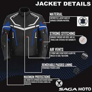 Chaquetas de Motocicleta de Verano para Hombre David Sports Wear, Resistentes al Viento, de Poliéster/Algodón, Protección Elegante y Comodidad - Product Image 3