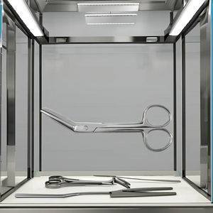 กรรไกรตัดเยื่อไส้ผ่าตัดแบบใช้มือ สแตนเลสคุณภาพพรีเมียม ลดราคาพิเศษ / กรรไกรผ่าตัด Braunn แบบสั่งทำพิเศษ วัสดุโลหะทางการแพทย์ - Product Image 1