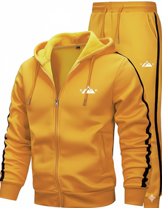 Ensemble de jogging à capuche unisexe |   Option de couleur personnalisée |   Combinaison d'hiver 100% coton, antibactérienne et respirante - Product Image 1