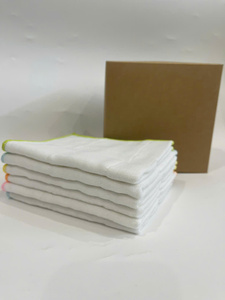Hypoallergénique 25*35cm OEM ODM couleur unie serviette de cuisine à séchage rapide écologique 100% coton serviette basse quantité minimale de commande réutilisable - Product Image 6