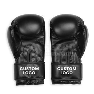 Gants de boxe d'entraînement professionnel matériau en cuir fermeture crochet et boucle évacuant l'humidité personnalisable pour la vente en gros - Product Image 3