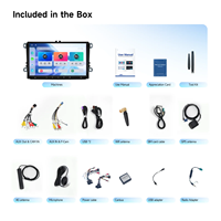 Dasaita Stereo mobil Din ganda, navigasi GPS navigasi Stereo untuk DVD RGB OBD2 Amplifier VW Passat B7 Alpine GPS bawaan