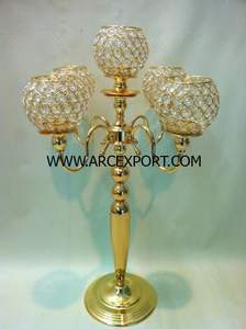 Home Table Decorative <b>Candelabra</b> Standard Design Gold Shining Polished Candle Holder <b>Candelabra</b> High Quality Metal Candle Holder - Product Image 4