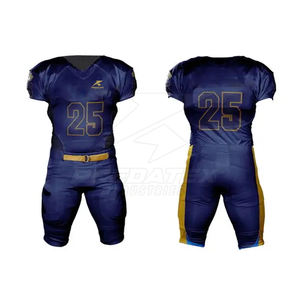 ชุดกีฬาแขนสั้นสำหรับผู้ชายและผู้หญิงชุดอเมริกันฟุตบอลแบบแห้งเร็วงานตามสั่ง - Product Image 1