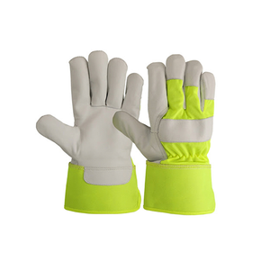 Gants de gréeur canadiens robustes de qualité industrielle Gants de travail en cuir isolés Gants de sécurité longue durée Soudage Coton - Product Image 3