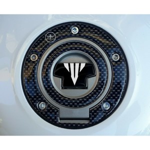 Pegatina 3D para la Tapa del Tanque de Motocicletas Yamaha MT-03 MT-07 MT-09, Estilo Carbono, Compatible con Pegatinas de Motocicleta - Product Image 1