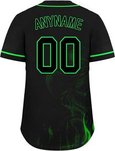 Jersey de Béisbol Personalizado al por Mayor, OEM/ODM, Sublimado, 100% Poliéster, Secado Rápido, Tallas para Adultos - Product Image 4