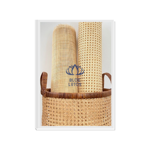 สายรัดหวายจากสวนดอกบัวเวียดนามสีฟ้าคุณภาพสูงทำจากหวายนัมสีฟ้า - Product Image 1