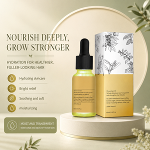 Aceite Natural para el Crecimiento del Cabello, Suero Anticaída con Aceite de Romero y Ricino para un Cabello Más Grueso y Abundante, Tratamiento de 60 ml, Venta al por Mayor - Product Image 3