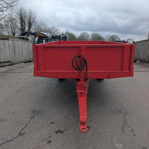 Tracteur de remorque de ferme chaude, remorque de basculement agricole de remorque de benne hydraulique en acier Chine CE personnalisé fourni Offre Spéciale - Product Image 1