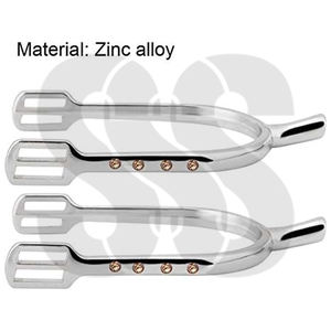 Ensemble de 4 éperons équestres professionnels en acier inoxydable durable - Amélioration de la réactivité du cheval, contrôle du cavalier, options personnalisables - Product Image 6