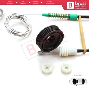 ชุดซ่อมตัวปรับกระจกหน้าต่าง BWR1000 ด้านซ้าย สำหรับ C70 MK1 872 ปี 1996-2002 รถคูเป้ 2 ประตู 9467884 - Product Image 5