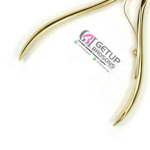 Alicates de acero inoxidable para cutículas, utensilios de belleza con Logo de Color y embalaje de tu logotipo, Color dorado, novedad - Product Image 6