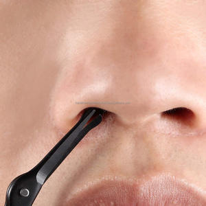 Stainless Steel Round Headed Black Makeup Scissors for Safe <b>Trimming</b> of Eyebrows and Nose Hair Durable Small Scissors Custom - Product Image 6