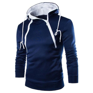 Sweat à capuche respirant brodé d'hiver pour hommes coupe ajustée en polyester/coton vêtements d'hiver de haute qualité - Product Image 6