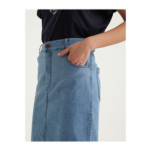 Jupe en jean pour femme BGN avec détail en pompon Modèle S24S044 - Product Image 4