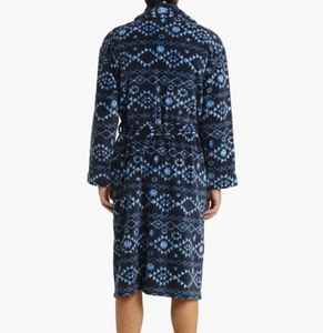 Bata de Seda Satén al por Mayor para Hombre, Diseño Personalizado con Logotipo Estampado, Ropa de Dormir para Hombre, Transpirable y Cómoda, Todas las Tallas - Product Image 2