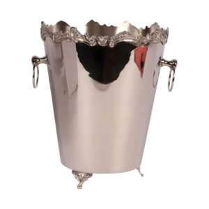 Cubitera para Bebidas de Acero Inoxidable Pulido, Cubitera para Vino con Asas de Anillo, Artículos de Barra de Primera Calidad para Hoteles y Catering - Product Image 2