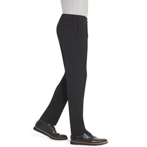 Pantalon habillé classique pour homme, coupe droite, taille mi-haute, en toile 100 % coton respirant, idéal pour le bureau, avec logo personnalisé - Product Image 3