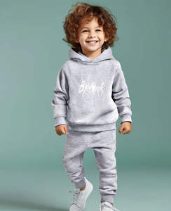 Kids Breathable Solid Fleece Custom Design Tracksuits <b>Boys</b> Clothing Sets High Quality Lightweight Winter Wear Trendy Warm Casual - Product Image 6