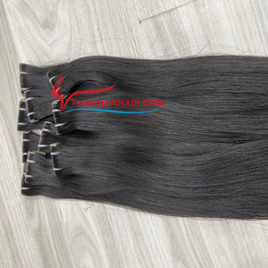 Treding produit cheveux!! Ruban invisible dans les extensions de cheveux de bande invisible de couleur naturelle sans couture de cheveux européens de Remy - Product Image 3