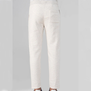 Wholesale Custom Lightweight Men's Casual Breathable Eco-Friendly Fleece Straight Leg Sweatpants Double Waist - Product Image 5