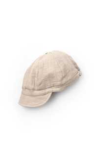 Salopette en mousseline de coton bio 3 pièces Salopette et Polo T- Shirt avec chapeau Ensemble Salopette en mousseline pour bébé garçon Léger Romper d'été - Product Image 2