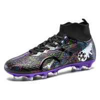Chaussures de football Phantom à crampons longs en PU, nouveau design, pour hommes, vente en gros