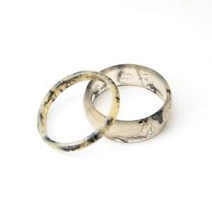 กำไลข้อมือแฟชั่นสไตล์คลาสสิกลายเรขาคณิตทำจากเรซินเป็นมิตรต่อสิ่งแวดล้อม - Product Image 4