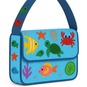 Multicolor Beaded <b>Bag</b> with Handle, Handheld <b>Bag</b>, Casual Hand <b>Bag</b>, Indian Handicraft, Handmade, <b>Baguette</b> <b>bag</b>, - Product Image 1