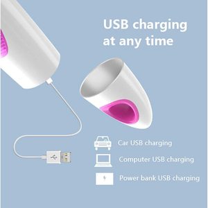 Rasoir électrique rechargeable pour femmes, rasoir sans douleur pour utilisation humide ou sèche, avec tondeuse pour le bikini, épilation pour les jambes, les aisselles, le corps - Product Image 5