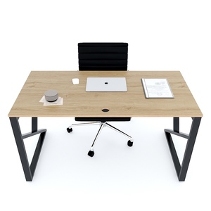 Kconcept HBKC031 140x70cm Plywood <b>Computer</b> <b>Desk</b> with Iron Legs - Product Image 3