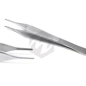 Pinzas Adson de acero inoxidable de alta calidad de 15cm, instrumentos médicos de ortodoncia Dental multiusos totalmente reutilizables funcionales - Product Image 1