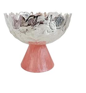 High Quality Silver Plated Serving Bowl With Stand For Dry fruits / <b>Sweets</b> New Design Chocolate bowl Direct by manufacturer - Product Image 5