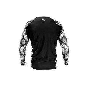 Nueva llegada de alta calidad de los hombres de manga larga Rash Guard multifuncional personalizado impreso compresión deporte estilo MMA de manga corta - Product Image 3