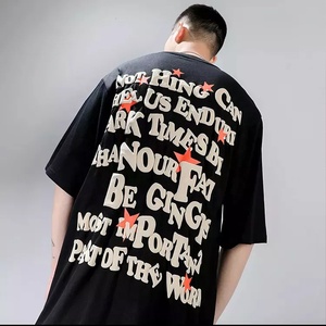 T-shirt très demandé, haute qualité, impression 3D incroyable, logo personnalisé en relief, vente en gros, qualité supérieure, 2023 - Product Image 5